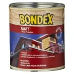 ΒΕΡΝΙΚΙ ΕΜΠΟΤΙΣΜΟΥ ΕΞΩΤΕΡΙΚΗΣ ΧΡΗΣΗΣ BONDEX MATT 0.75lt OREGON PIN 728