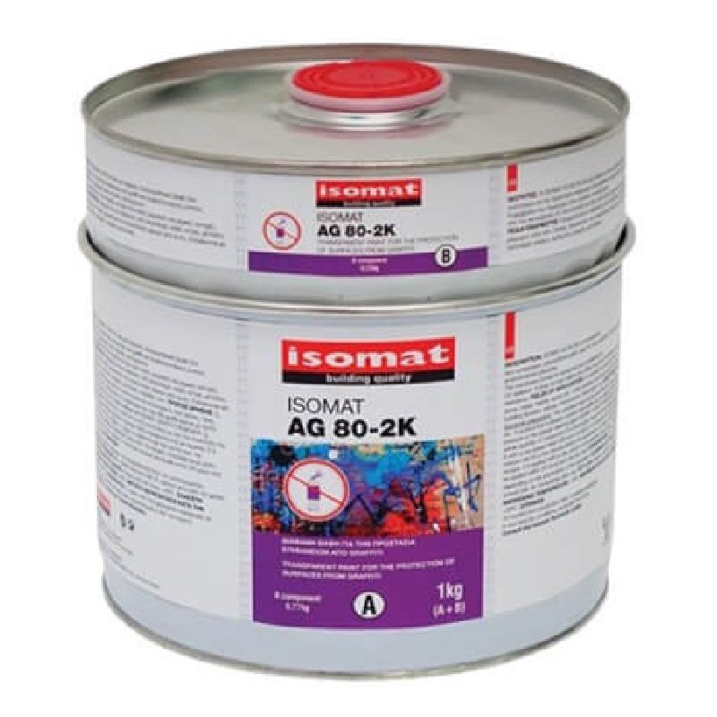 giomtovgrphoto1386.jpg ISOMAT AG 80-2K ΔΙΑΦΑΝΟ ΓΥΑΛΙΣΤΕΡΟ ΠΟΛΥΟΥΡΕΘΑΝΙΚΟ ΒΕΡΝΙΚΙ 1KG ΓΙΑ ΤΗΝ ΠΡΟΣΤΑΣΙΑ ΕΠΙΦΑΝΕΙΩΝ ΑΠΟ GRAFFITI - Image 1