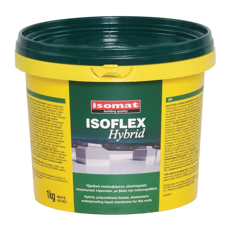 giomtovgrphoto1539.jpg ISOMAT ISOFLEX HYBRID ΛΕΥΚΟ ΣΤΕΓΑΝΩΤΙΚΟ ΤΑΡΑΤΣΩΝ 1 kg - Image 1