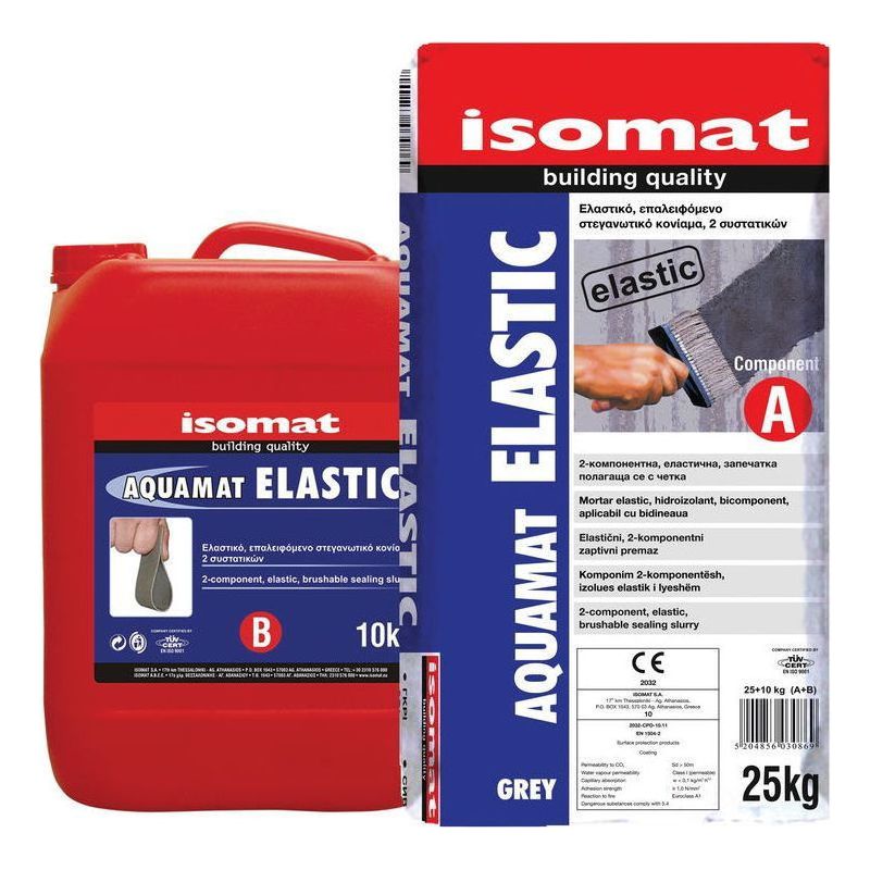 giomtovgrphoto1565.jpg AQUAMAT ELASTIC ΛΕΥΚΟ (A+B) ΣΤΕΓΑΝΩΤΙΚΟ ΚΟΝΙΑΜΑ-ΓΑΛΑΚΤΩΜΑ 35KG - Image 1